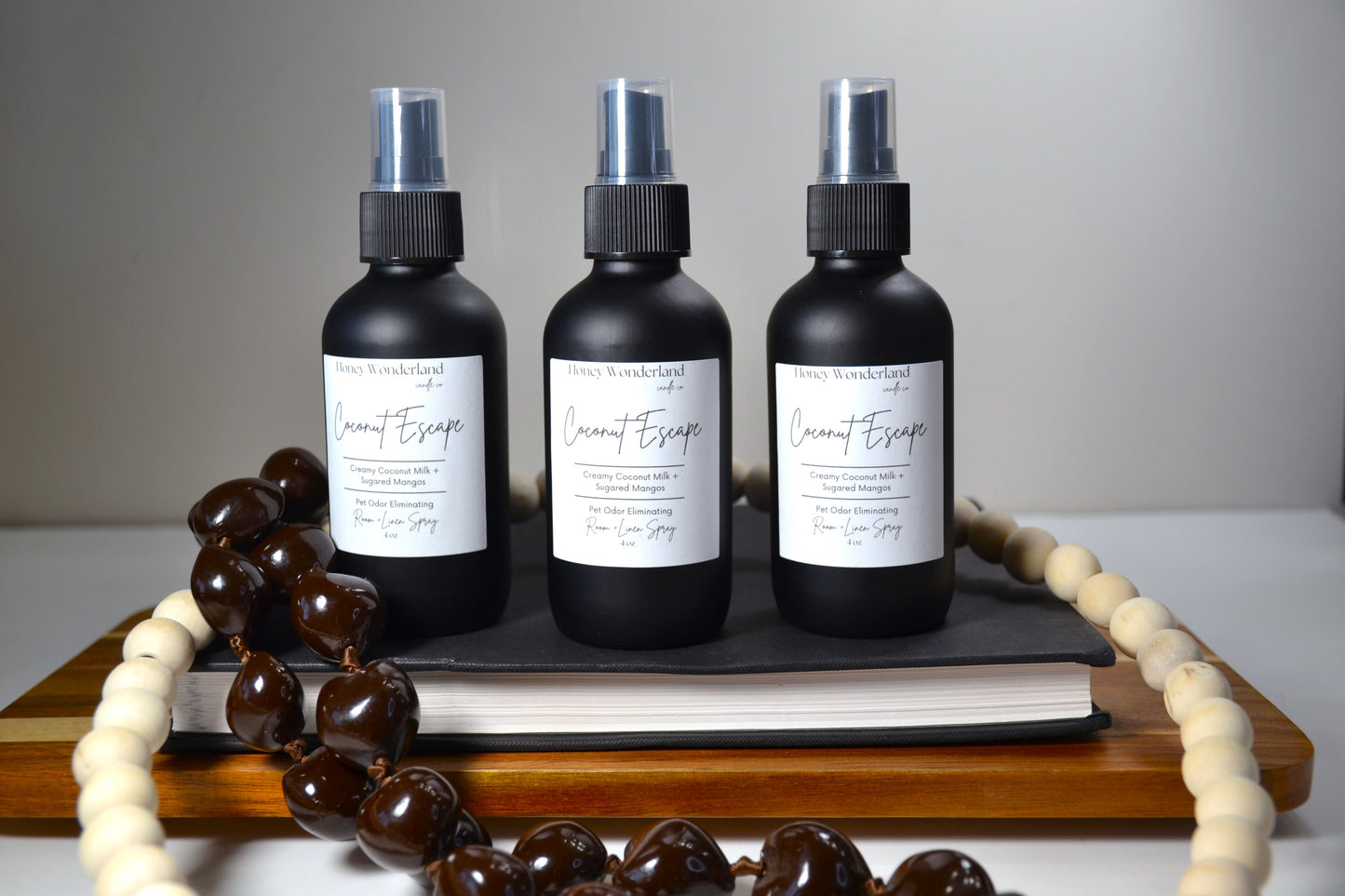 Coconut Escape Room + Linen Spray 4 oz